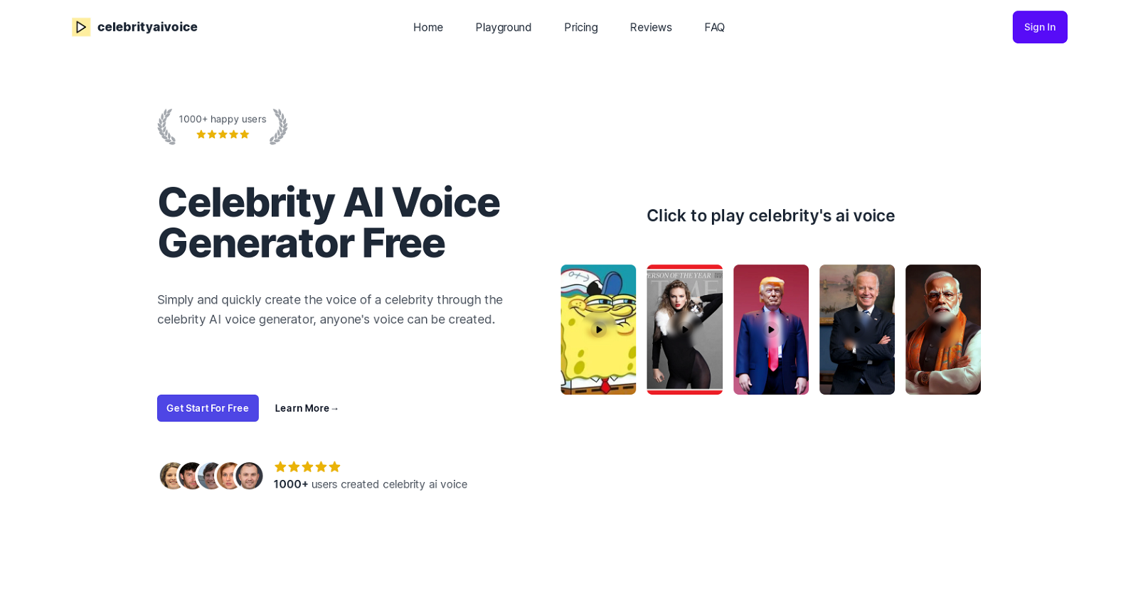 Celebrity AI Voice
