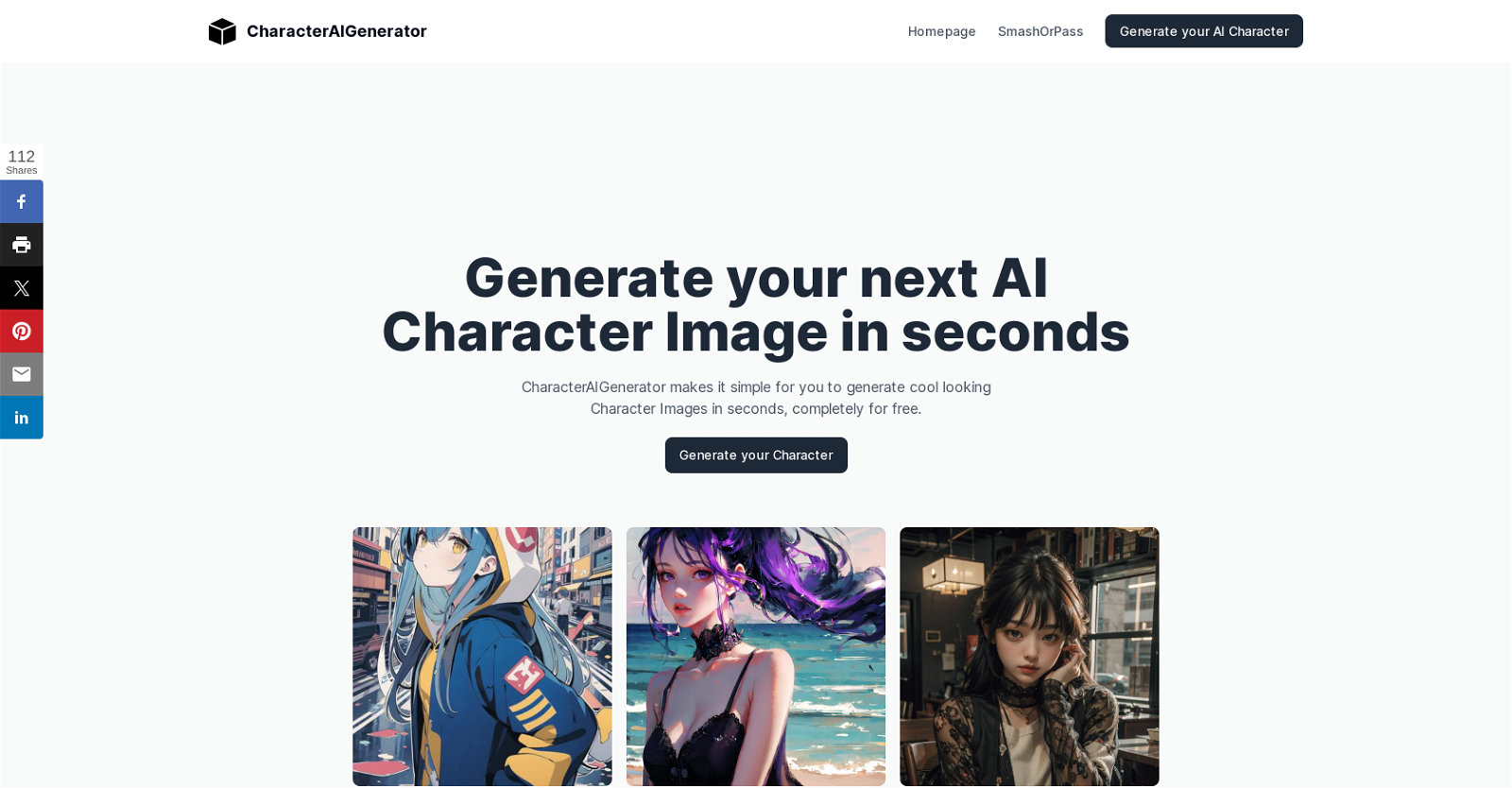 CharacterAI Generator