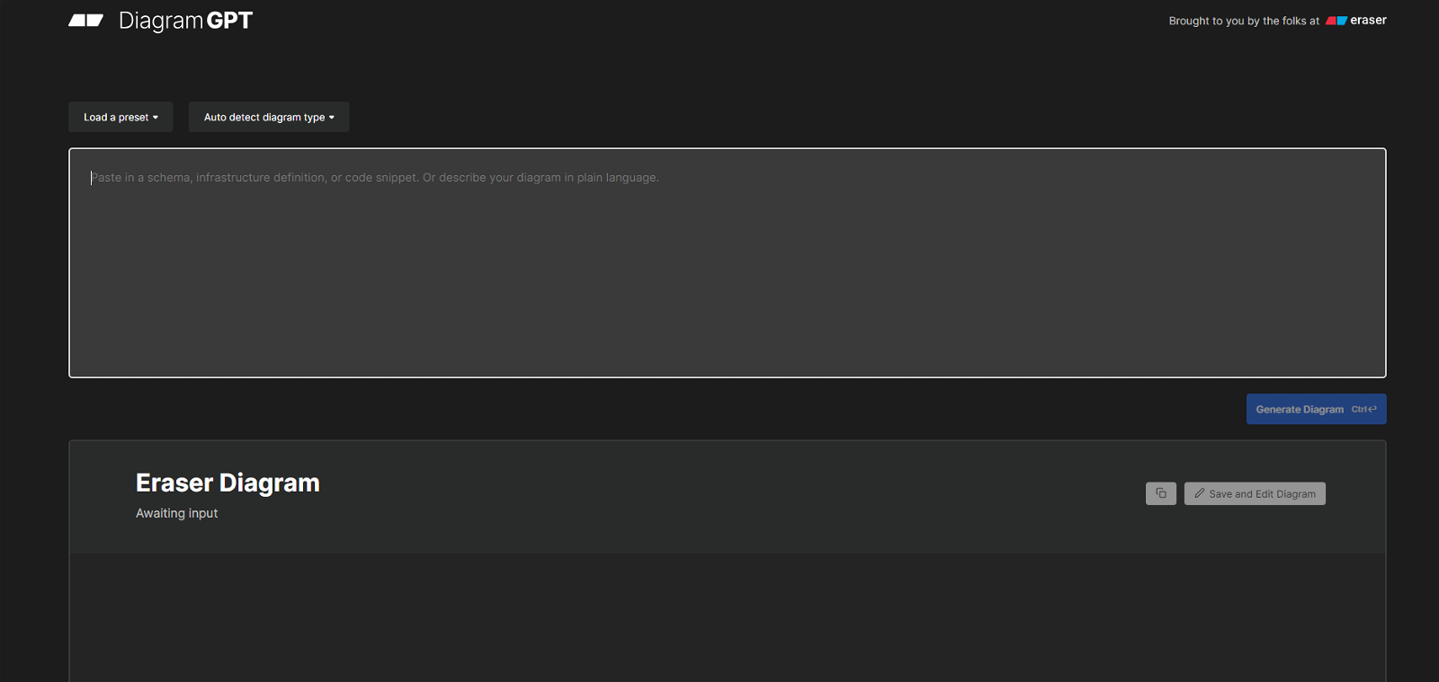DiagramGPT by Eraser