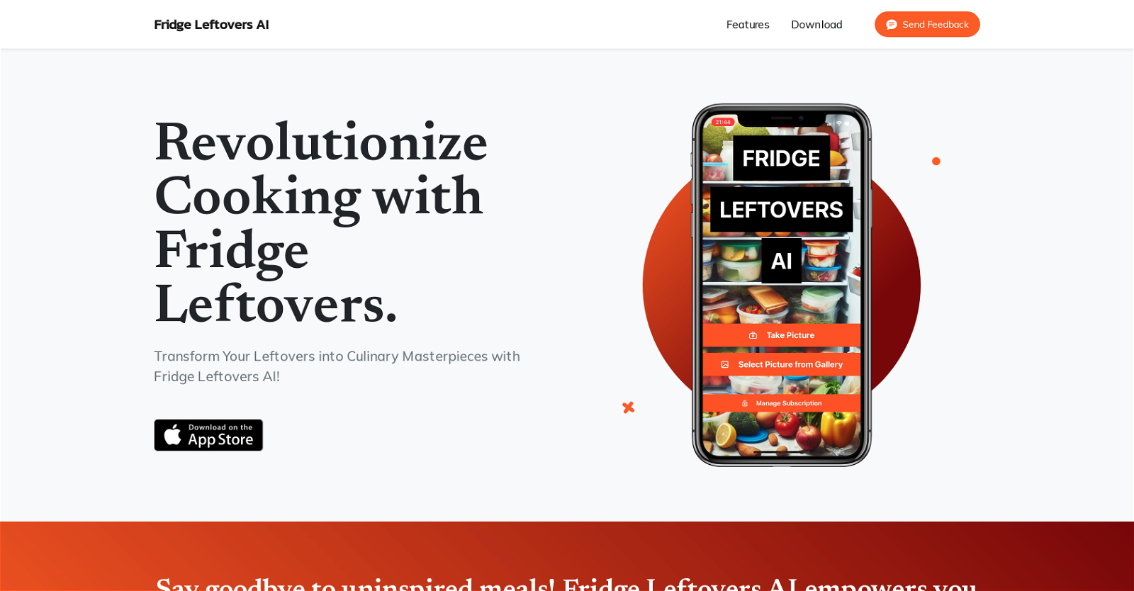 Fridge Leftovers AI