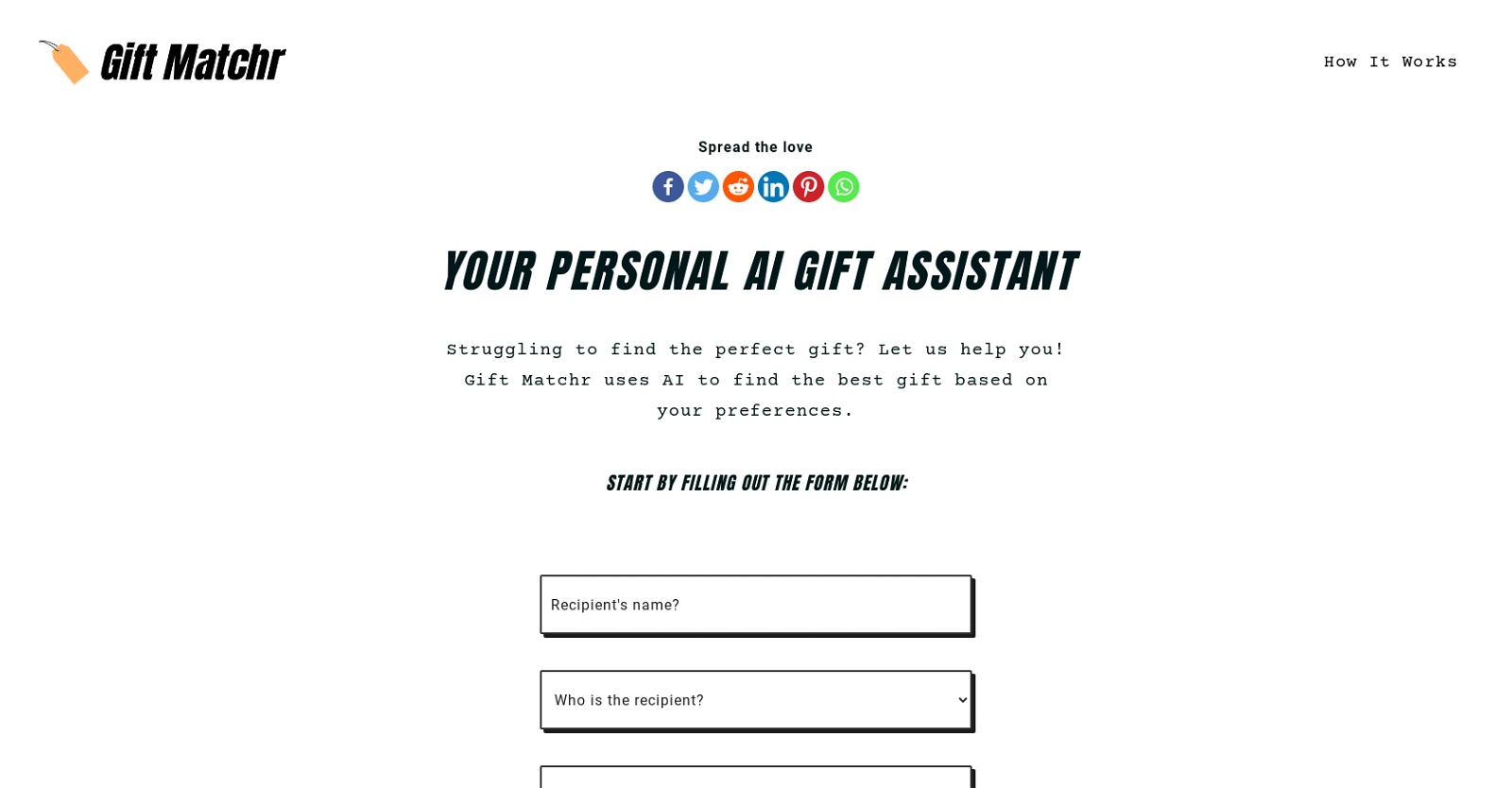 Gift Matchr