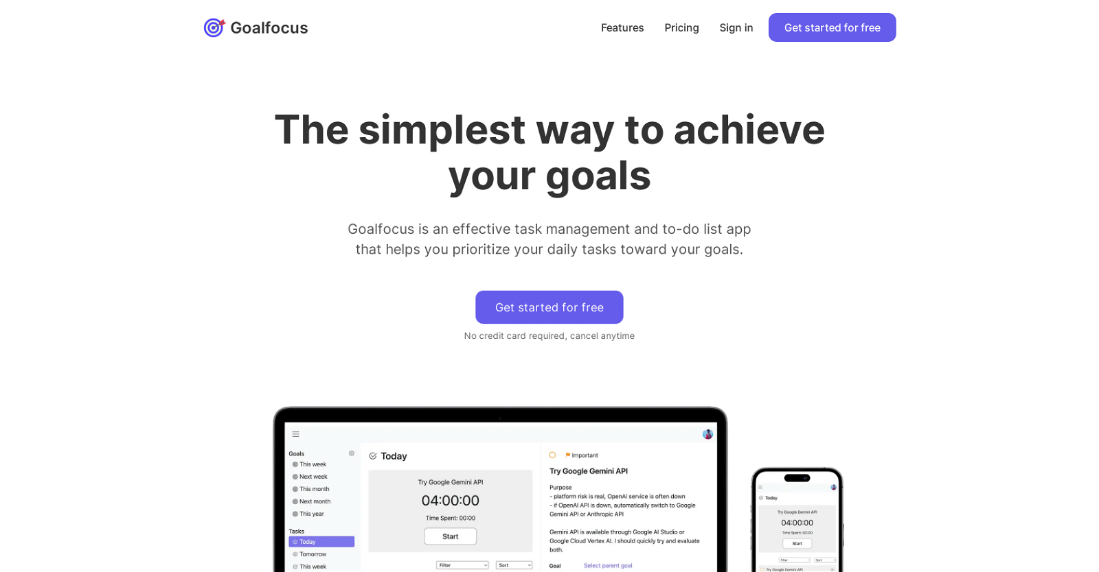 GoalFocus