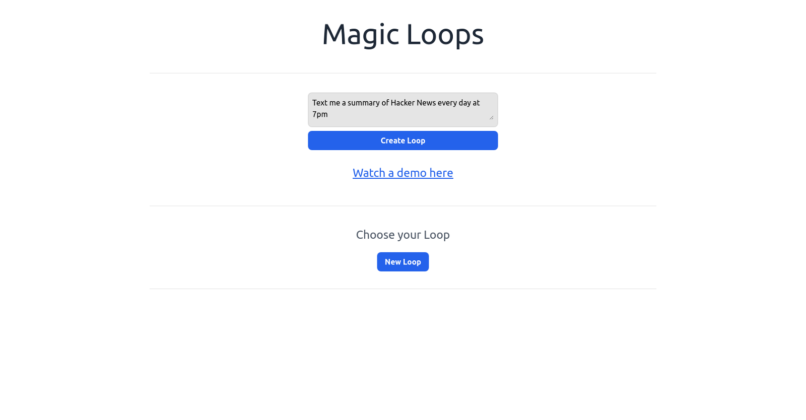 Magic Loops
