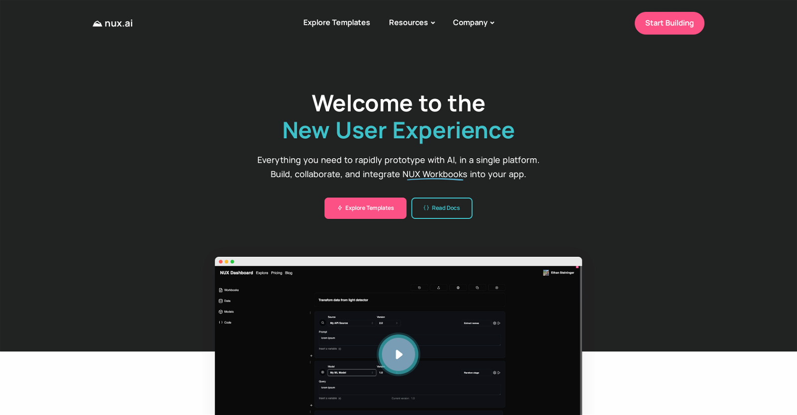 NUX - New User Experience