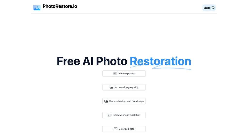Photo Restore