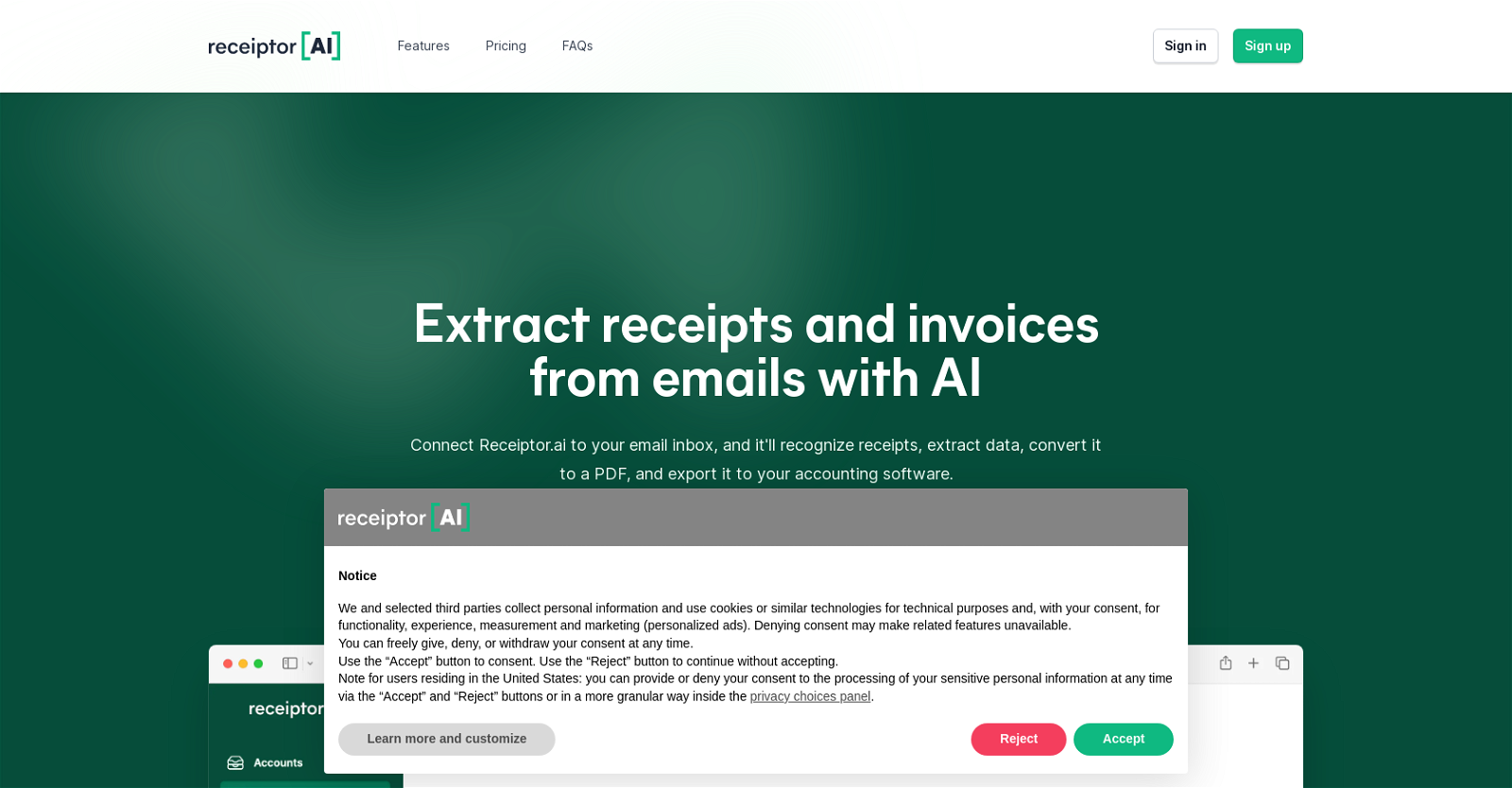 Receiptor
