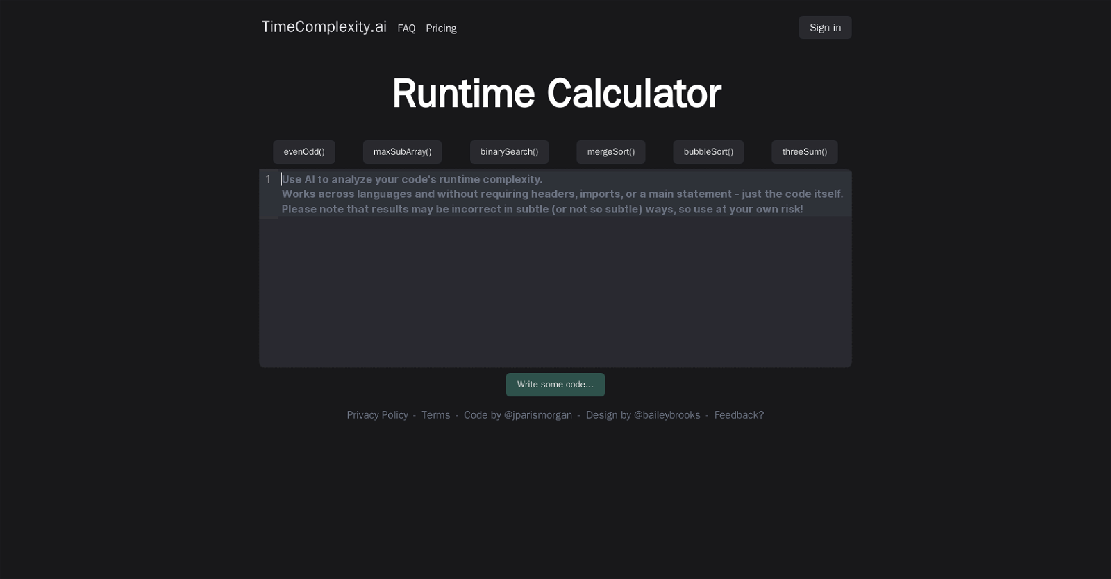Timecomplexity