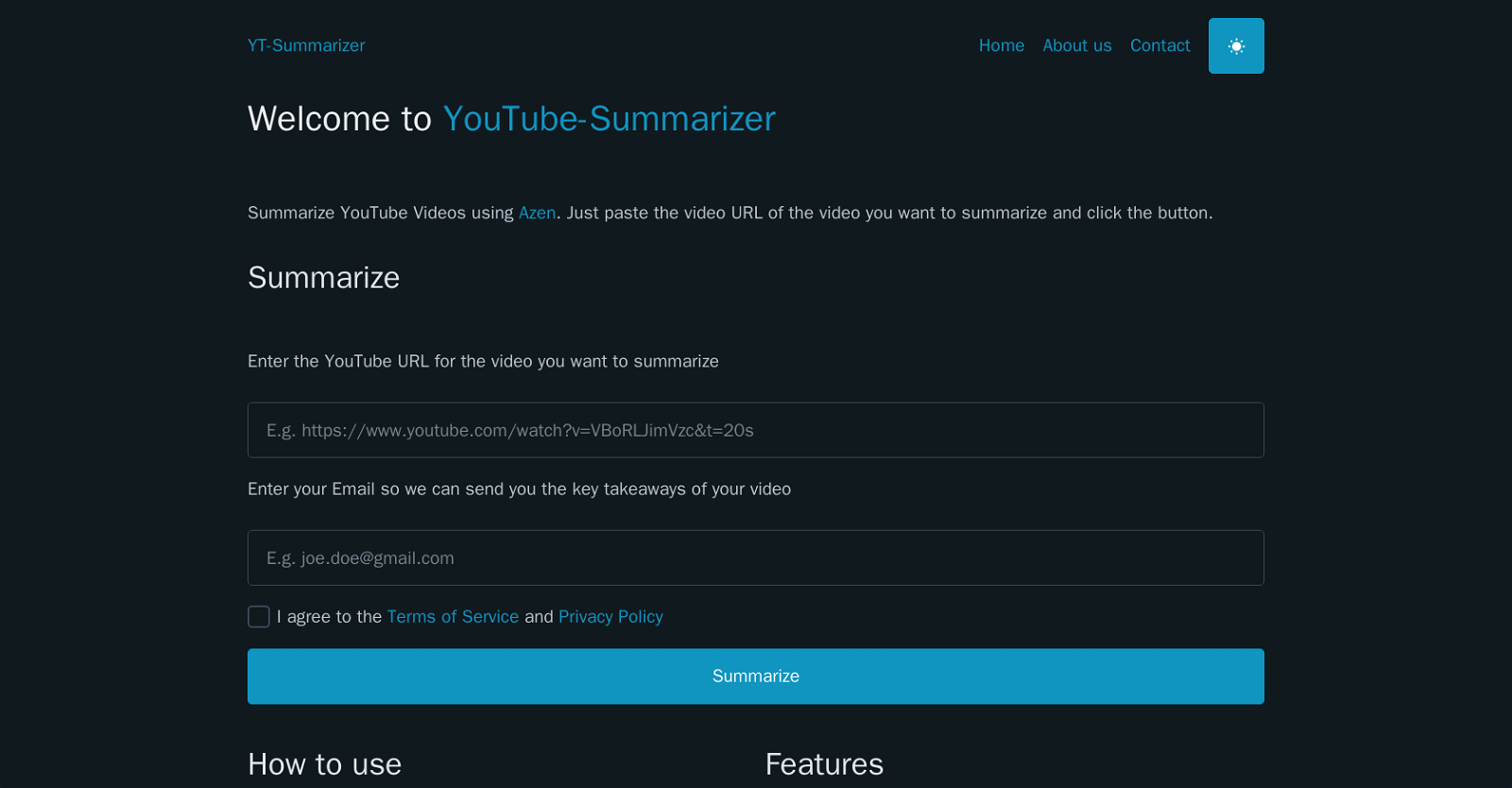 YouTube-Summarizer